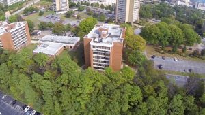 Aerial-Shot-of-Area-in-Downtown-Chattanooga